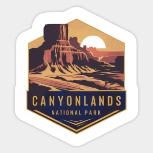 Nature's Masterpieces in Canyonlands National Park Sticker